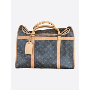Louis Vuitton Brown Monogram Dog Carrier